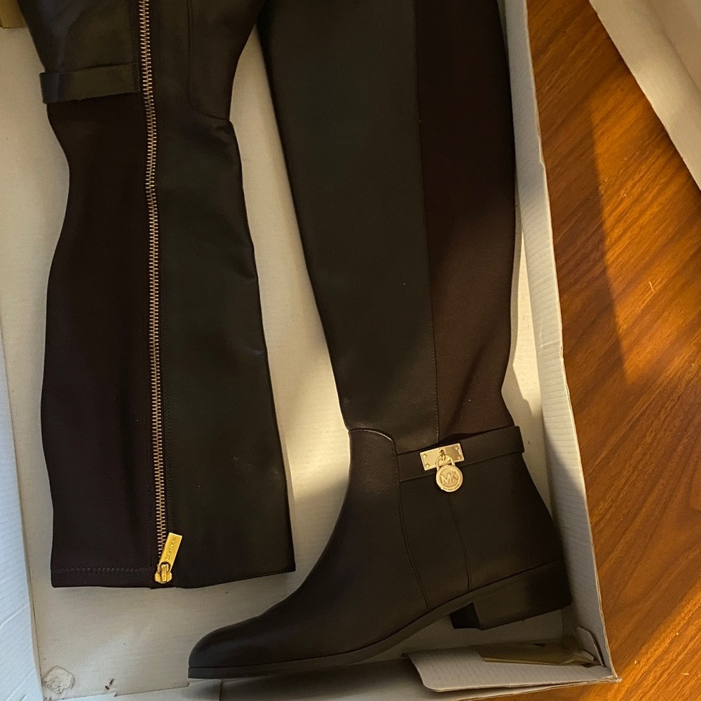 Michael Kors Black Over the Knee Boots